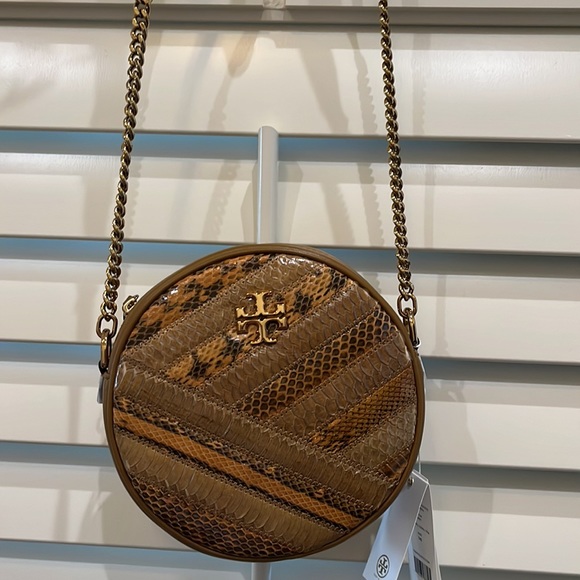 Tory Burch Kira Chevron Exotic Circle Bag - Picture 4 of 13